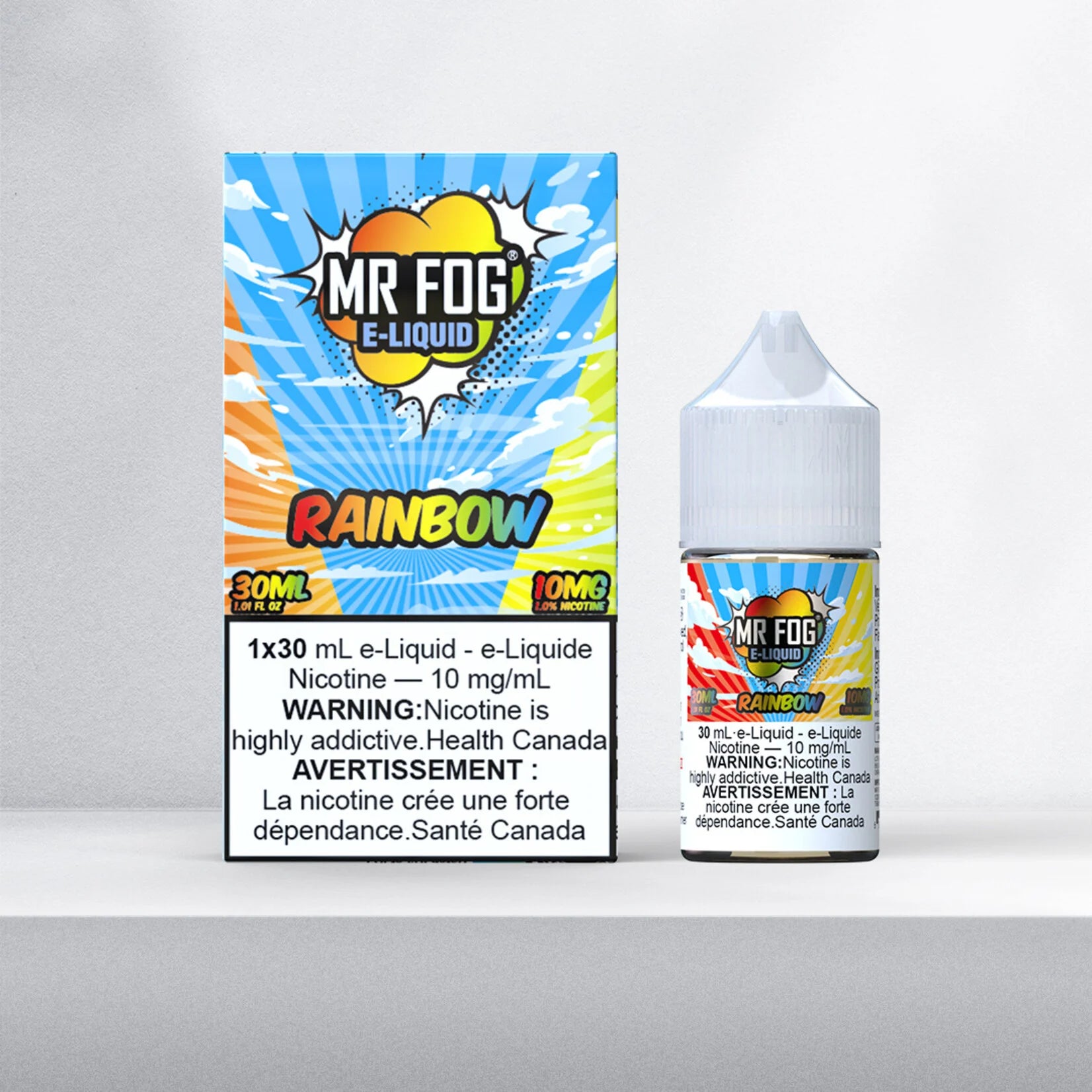 Mr Fog Salt E liquid Rainbow Shop Vapes Online Canada