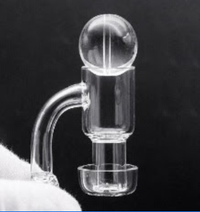 Banger mâle Terp Slurper de 14 mm avec bouchon de boule de cristal