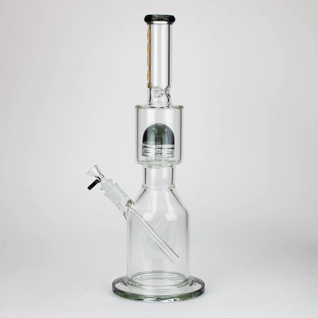 17" AQUA Glass showerhead percolator glass water bong