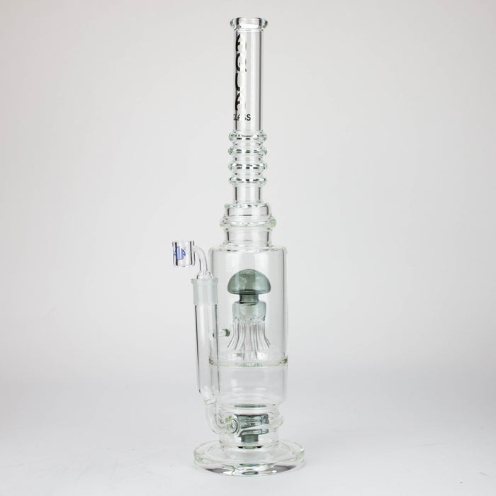 AQUA Glass 19" 2-in-1 Octopus Percolator Water Bong