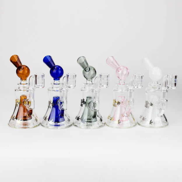 5.7" MGM Glass 2-in-1 bubbler with Logo [C2674]