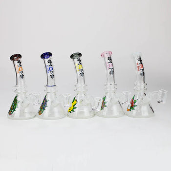 6.3" MGM Glass 2-in-1 bubbler with Graphic [C2671]