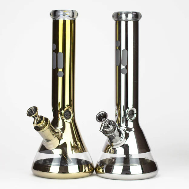 13.5" Infyniti 7mm metallic classic beaker bong