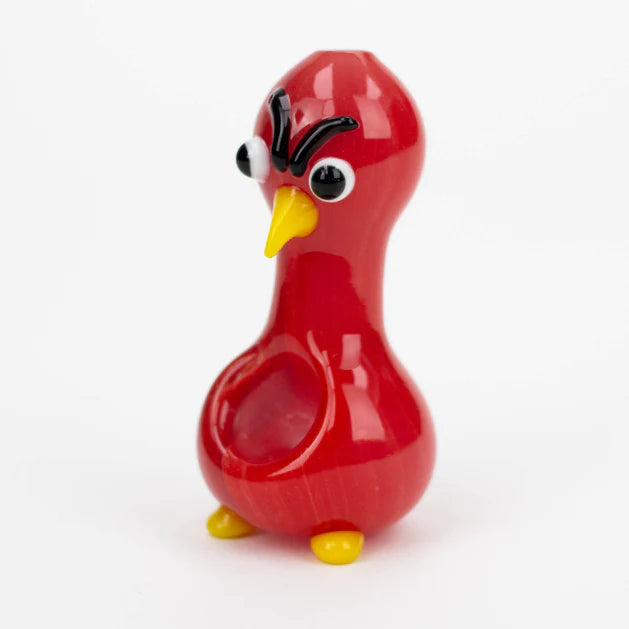 Pipe à main en verre souple Mad Bird 3"