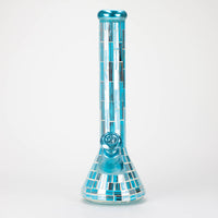 Bong en verre mosaïque de 15,5