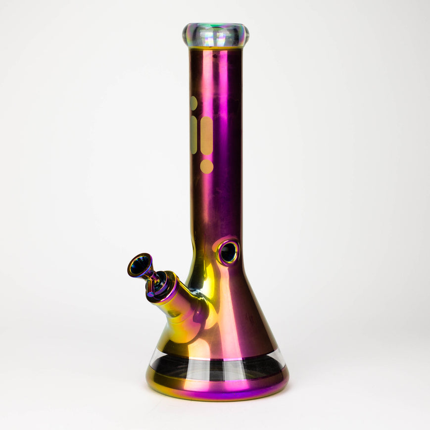 13.5" Infyniti 7mm metallic classic beaker bong