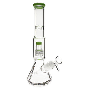 Plain Jane Glass 12.5" Diamond Showerhead Beaker Bong