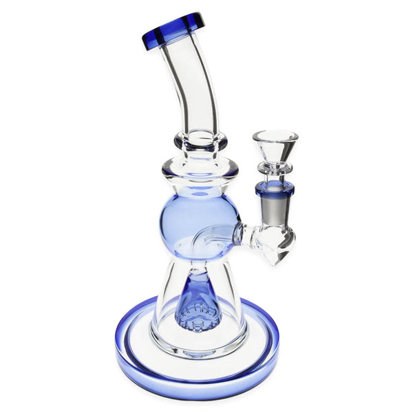 Plain Jane Glass 9" Cone Perc Sphered Bubbler