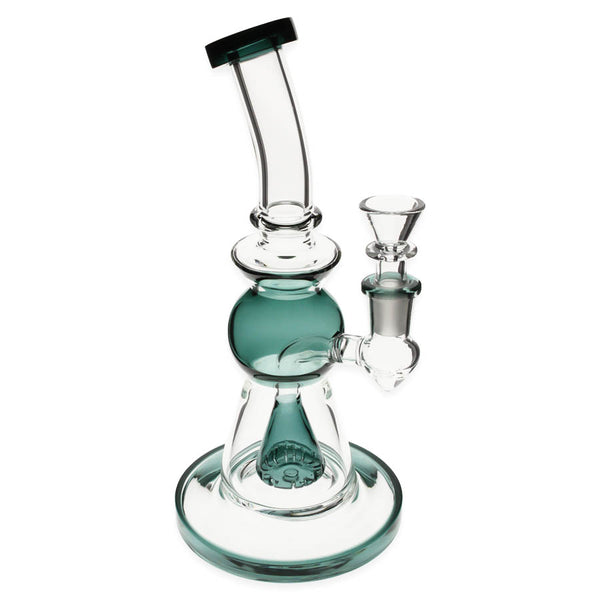 Plain Jane Glass 9" Cone Perc Sphered Bubbler