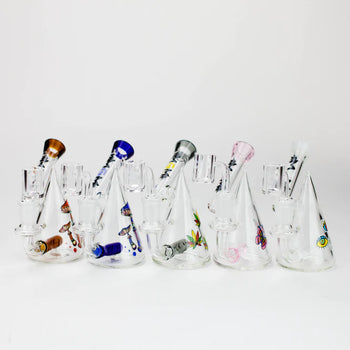 Bubbler 2-en-1 en verre MGM 4,5" avec graphique [C2672]