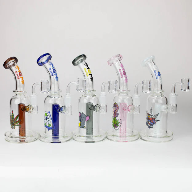 Bubbler 2-en-1 MGM Glass 5.7" avec graphique [C2677]