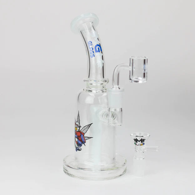 Bubbler 2-en-1 MGM Glass 5.7" avec graphique [C2677]