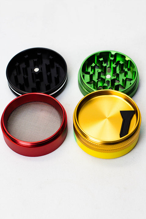 Infyniti 4 Part Aluminum Grinder With Silicone Container