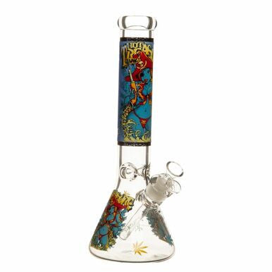 14" 7mm Weed Lady Beaker Bong