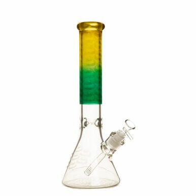 14" 7mm Danish Chrome Glass Beaker Bong