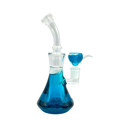 Hourglass 8" Freezable Glycerin Bong