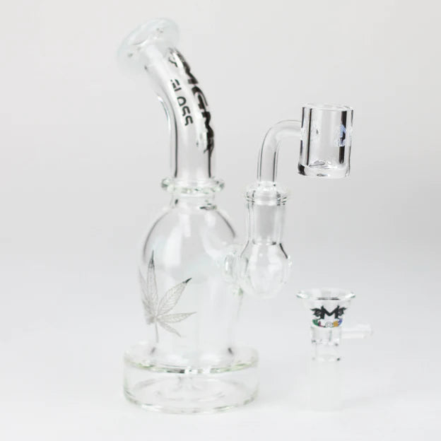 Bubbler 2-en-1 en verre MGM 6,5