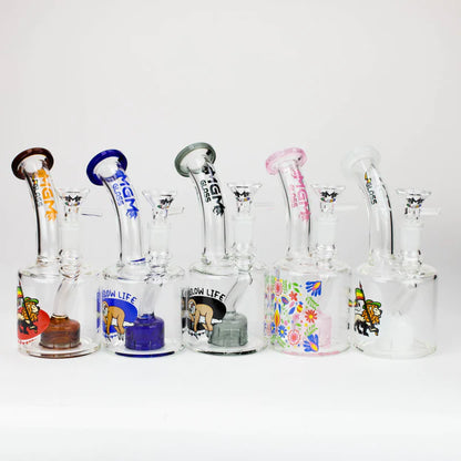 Bubbler 2-en-1 MGM Glass 6.7" avec graphique [C2675]