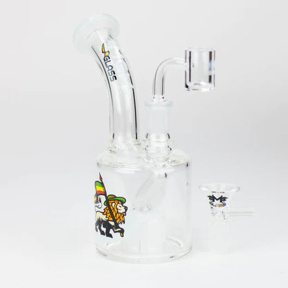 Bubbler 2-en-1 MGM Glass 6.7" avec graphique [C2675]