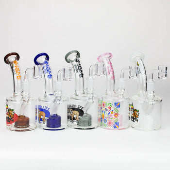 Bubbler 2-en-1 MGM Glass 6.7" avec graphique [C2675]