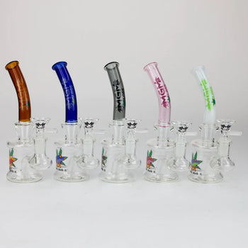 Bubbler 2 en 1 en verre MGM 6,7" avec logo [C5004]