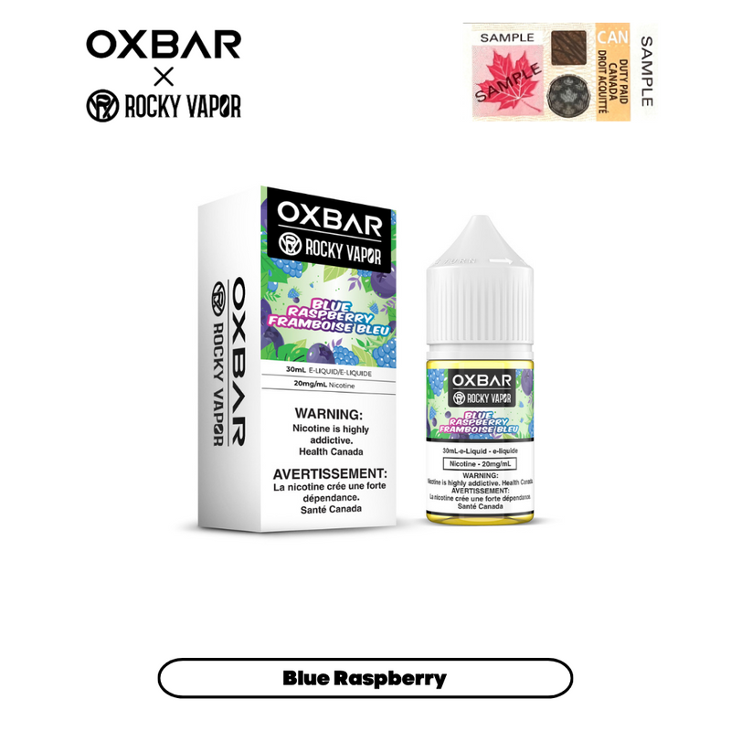 Rocky Vapor x Oxbar E-Liquids - Blue Raspberry