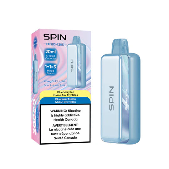 SPIN Fusion 20K Rechargeable Disposable Vape 20mL