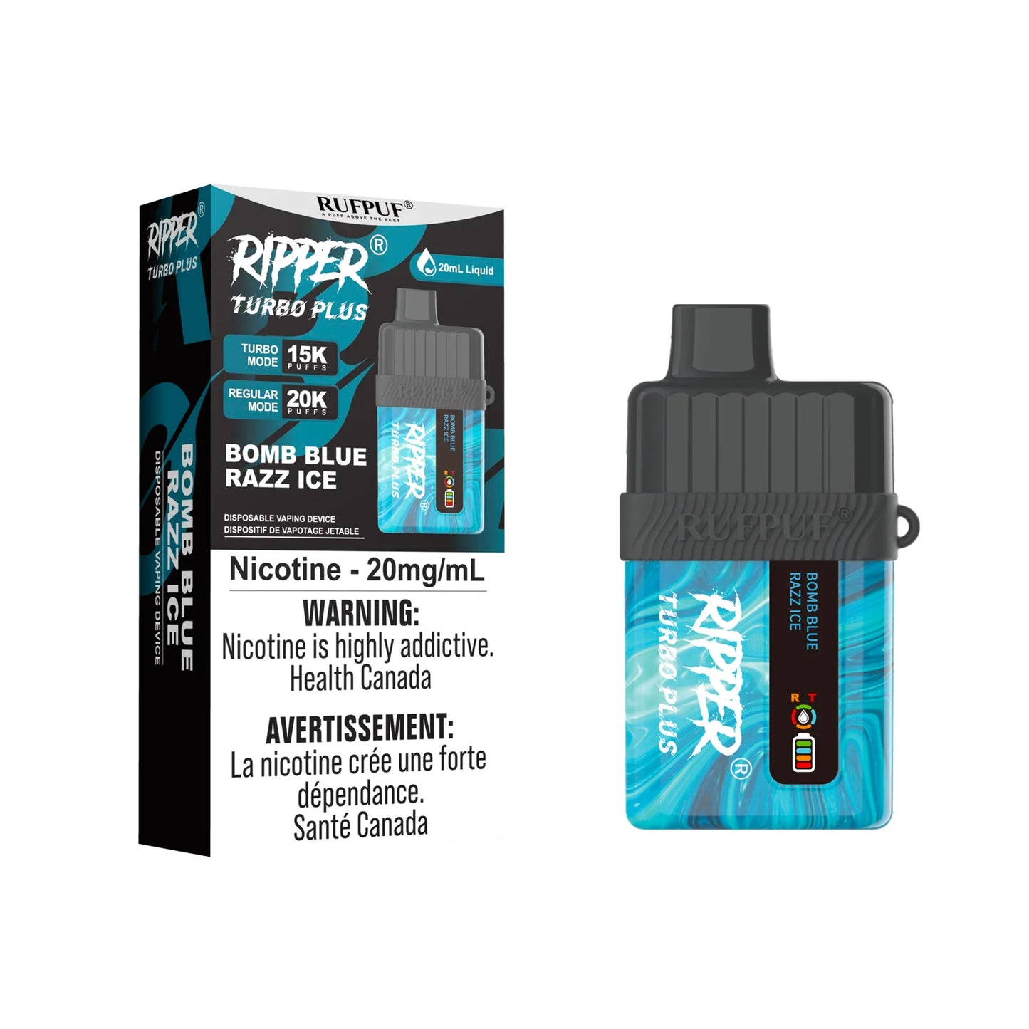 GCore Ripper Turbo PLUS 20k Puff Vape jetable 20 ml