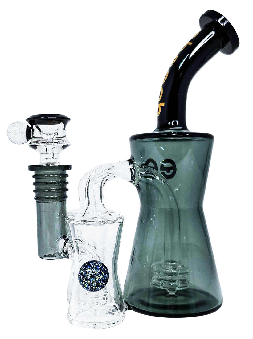 Recycleur double Cheech Glass 8"