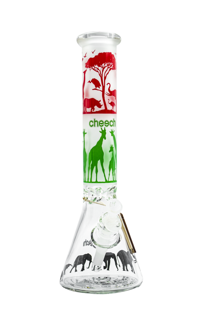 Cheech Glass 15” Safari Tube Beaker Bong