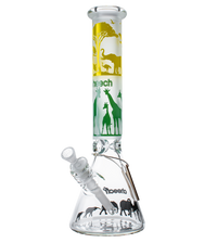 Cheech Glass 15” Safari Tube Beaker Bong