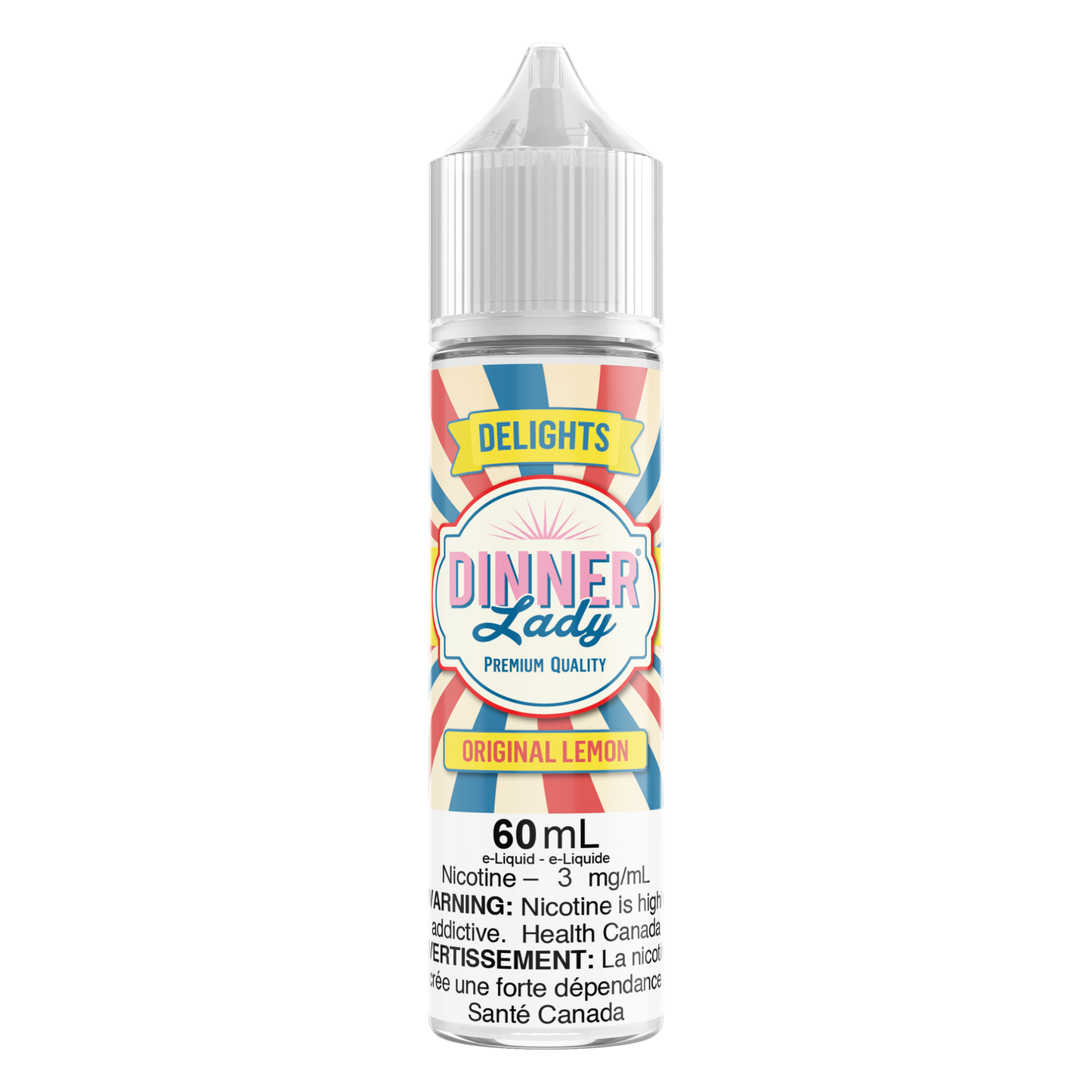 Dinner Lady E-liquide Original Citron