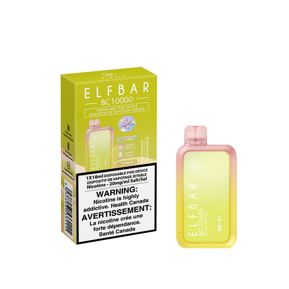 ELF Bar Vape jetable rechargeable BC10000 Puff Elfbar 18 ml