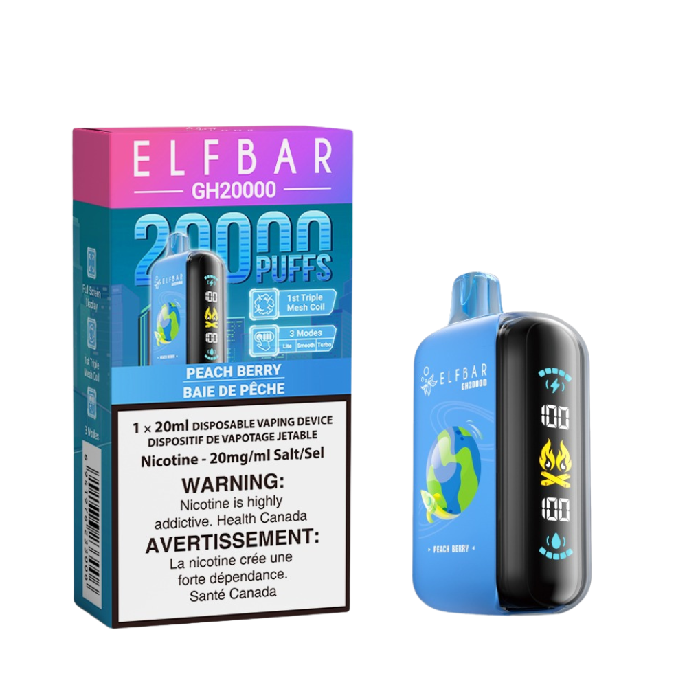 ELF Bar Rechargeable Disposable Vape GH20000 Puff Elfbar 20ml