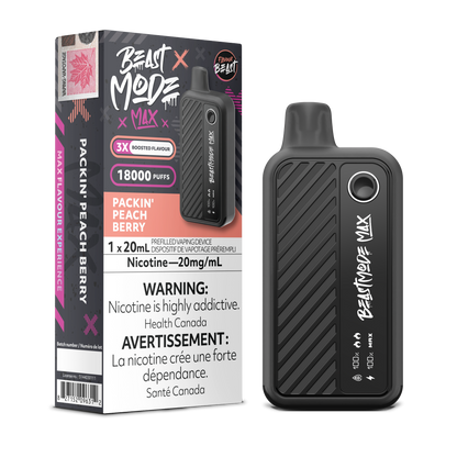 Flavour Beast Mode MAX 18000 Puff Disposable Vape Packin' Peach Berry