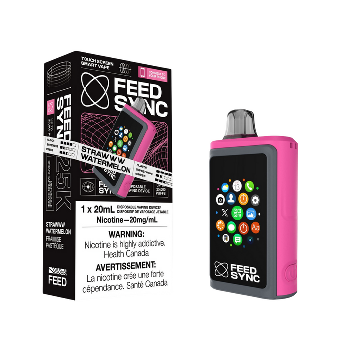 Feed Sync 25k Puff 20mL Rechargeable Disposable Vape