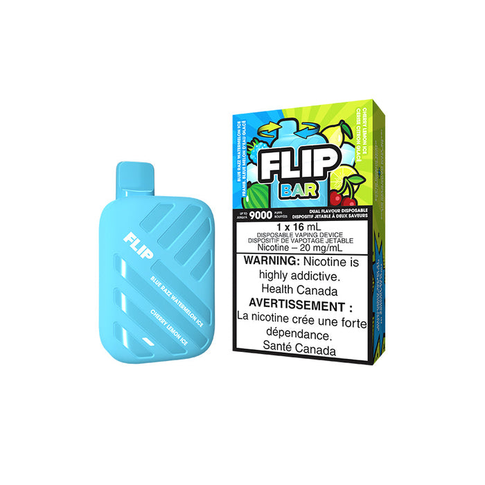 Flip Bar jetable 2 en 1 9000 bouffées rechargeables 16 ml