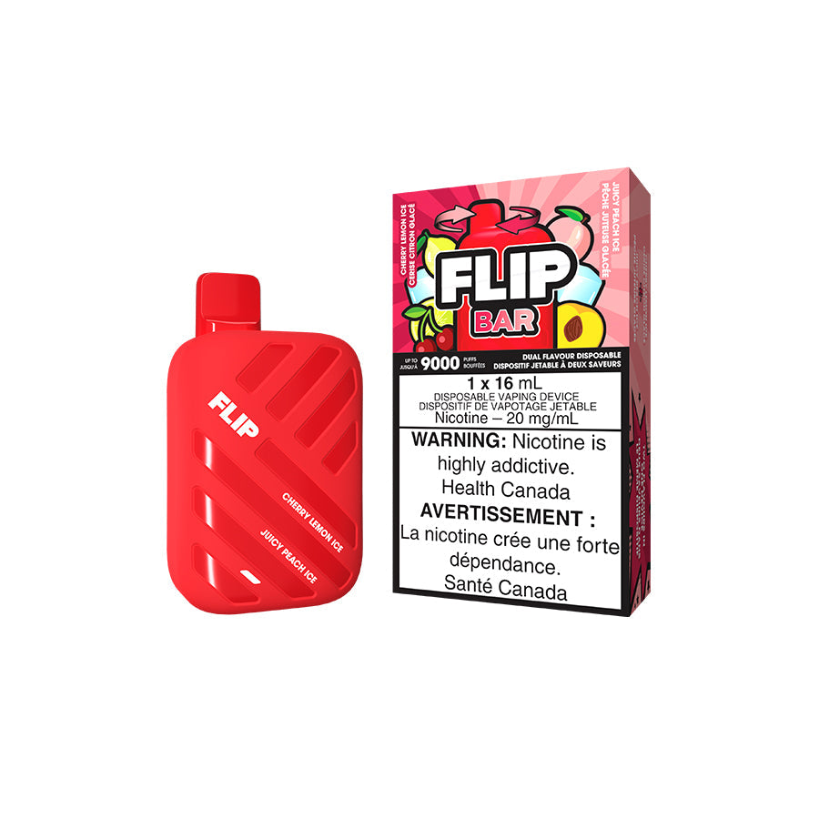 Flip Bar jetable 2 en 1 9000 bouffées rechargeables 16 ml