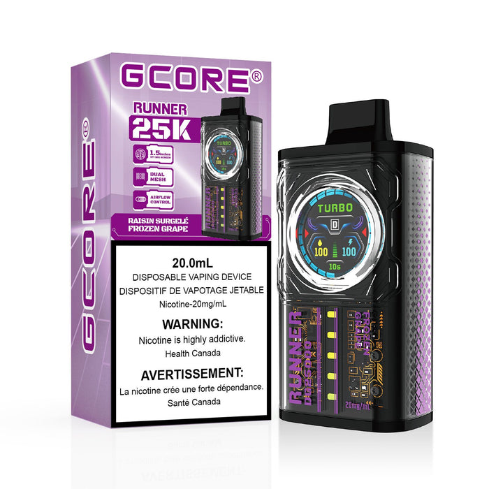 GCore Runner 25k 25000 Puff Vape jetable 20 ml