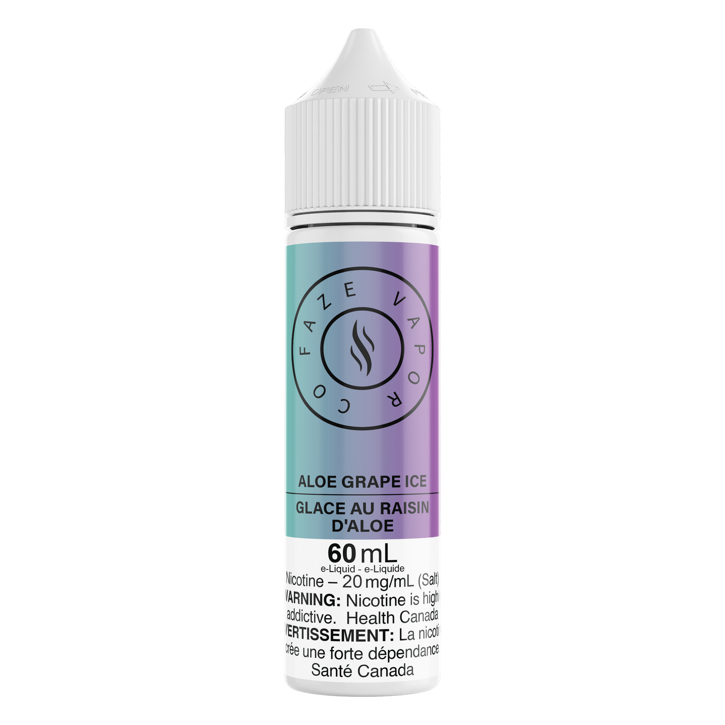 Faze Vapor Co 60mL Salts - Aloe Grape Ice