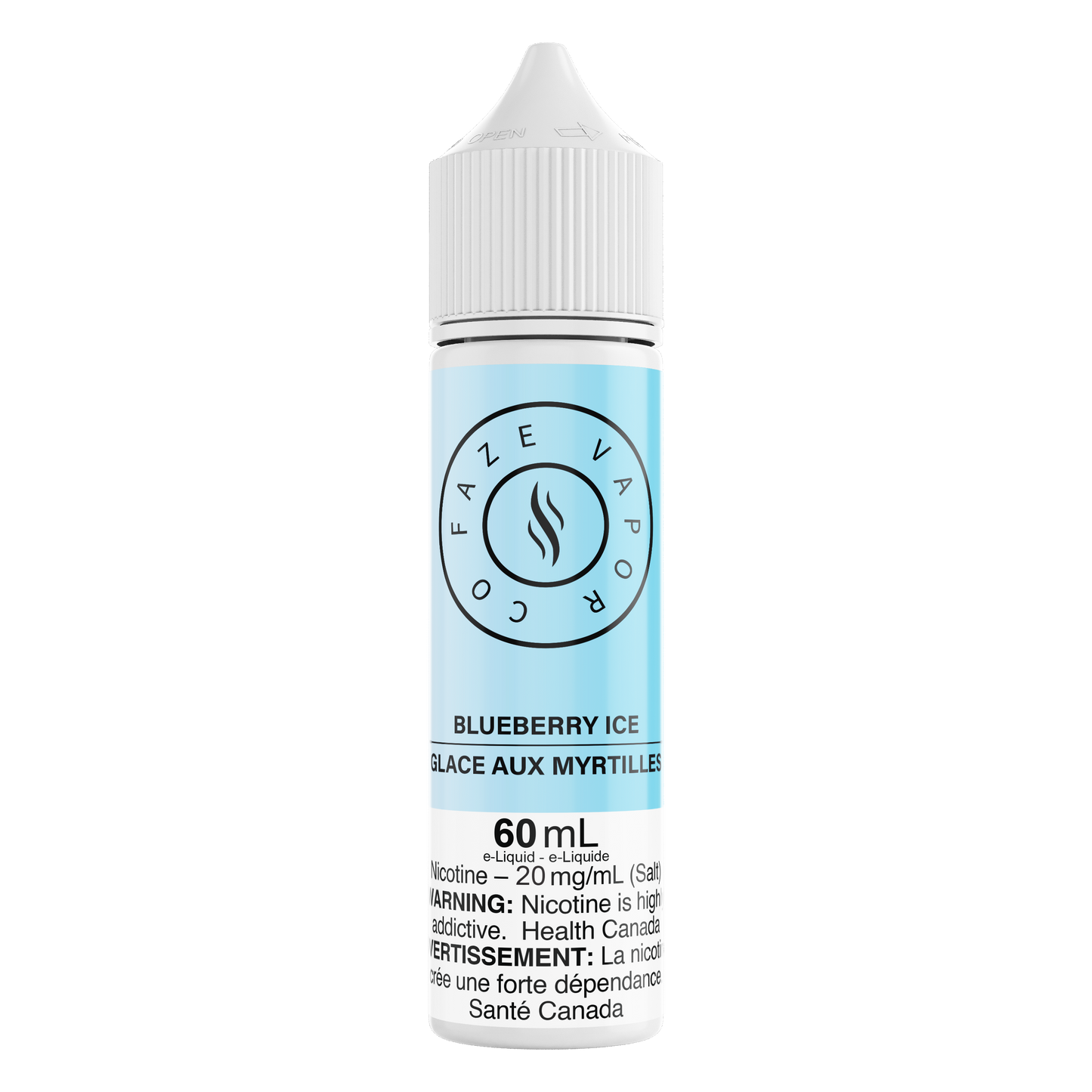 Faze Vapor Co 60mL Salts - Blueberry Ice