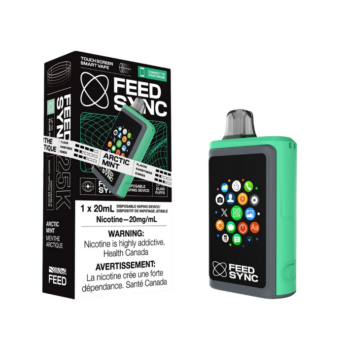 Feed Sync 25k Puff 20mL Vape jetable rechargeable