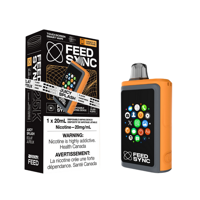 Feed Sync 25k Puff 20mL Vape jetable rechargeable