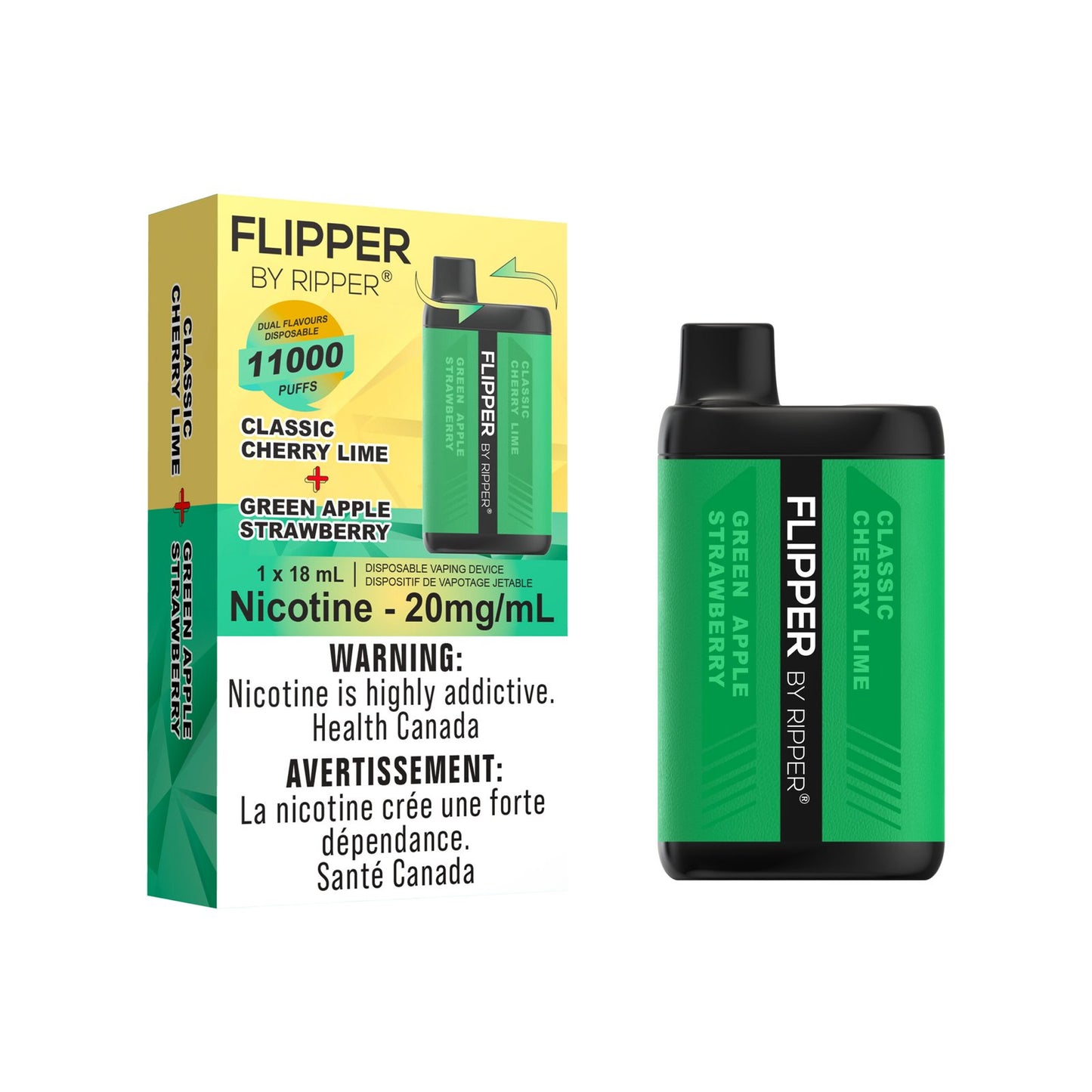 [Liquidation] Gcore Flipper 11000 Puff Vape jetable rechargeable 18 ml