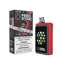 Feed Sync 25k Puff 20mL Vape jetable rechargeable