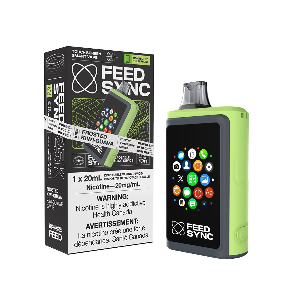 Feed Sync 25k Puff 20mL Rechargeable Disposable Vape