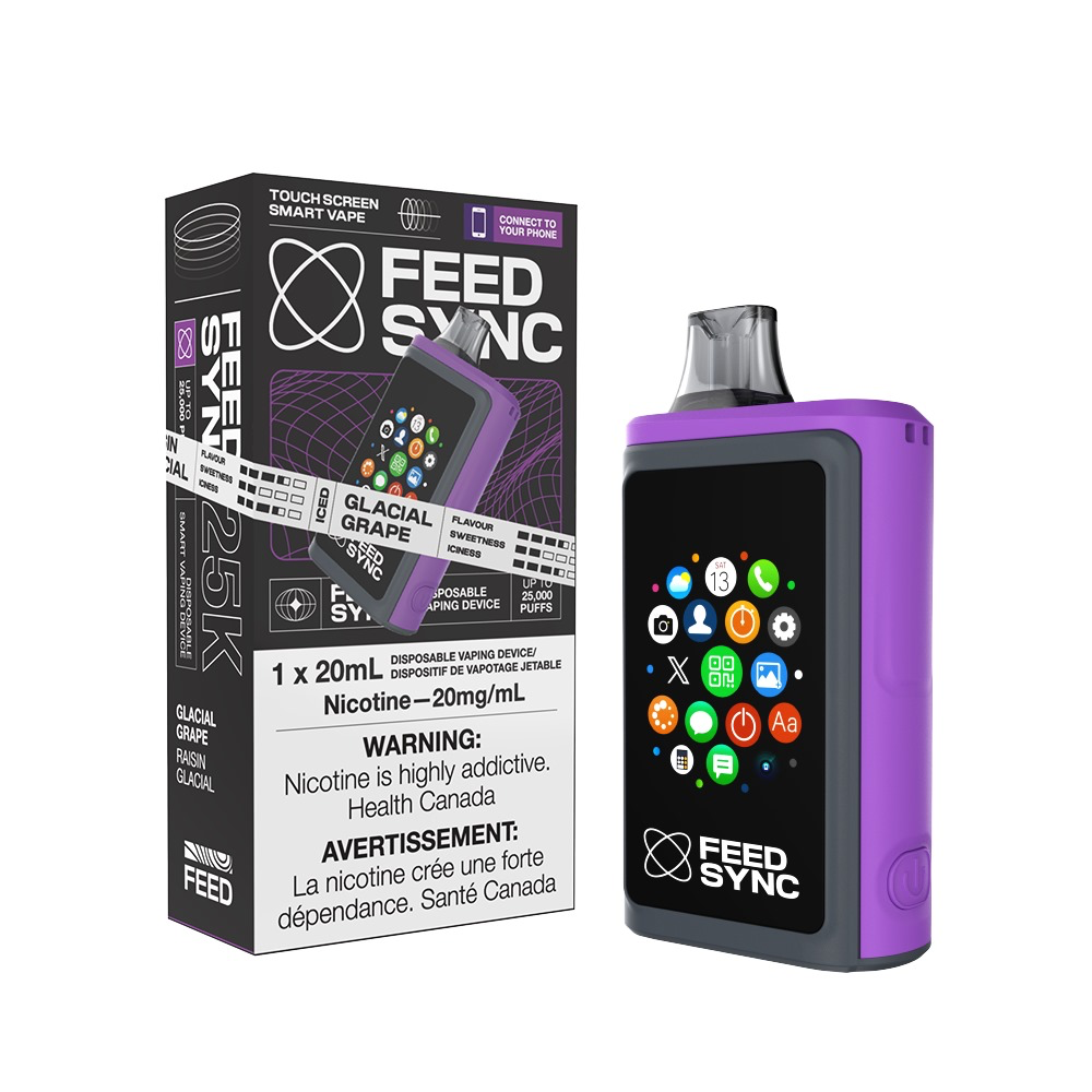 Feed Sync 25k Puff 20mL Vape jetable rechargeable