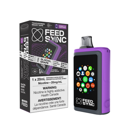 Feed Sync 25k Puff 20mL Rechargeable Disposable Vape