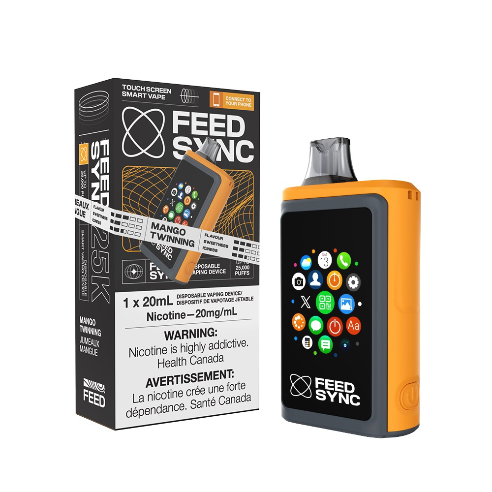 Feed Sync 25k Puff 20mL Vape jetable rechargeable