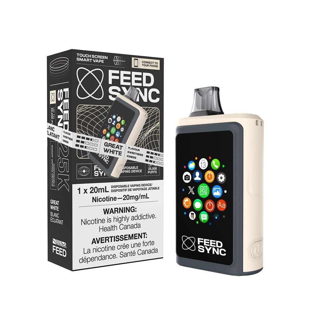 Feed Sync 25k Puff 20mL Vape jetable rechargeable